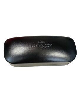 Coach Black Eyeglasses Sunglasses Case Only‎ OS No Glasses Included